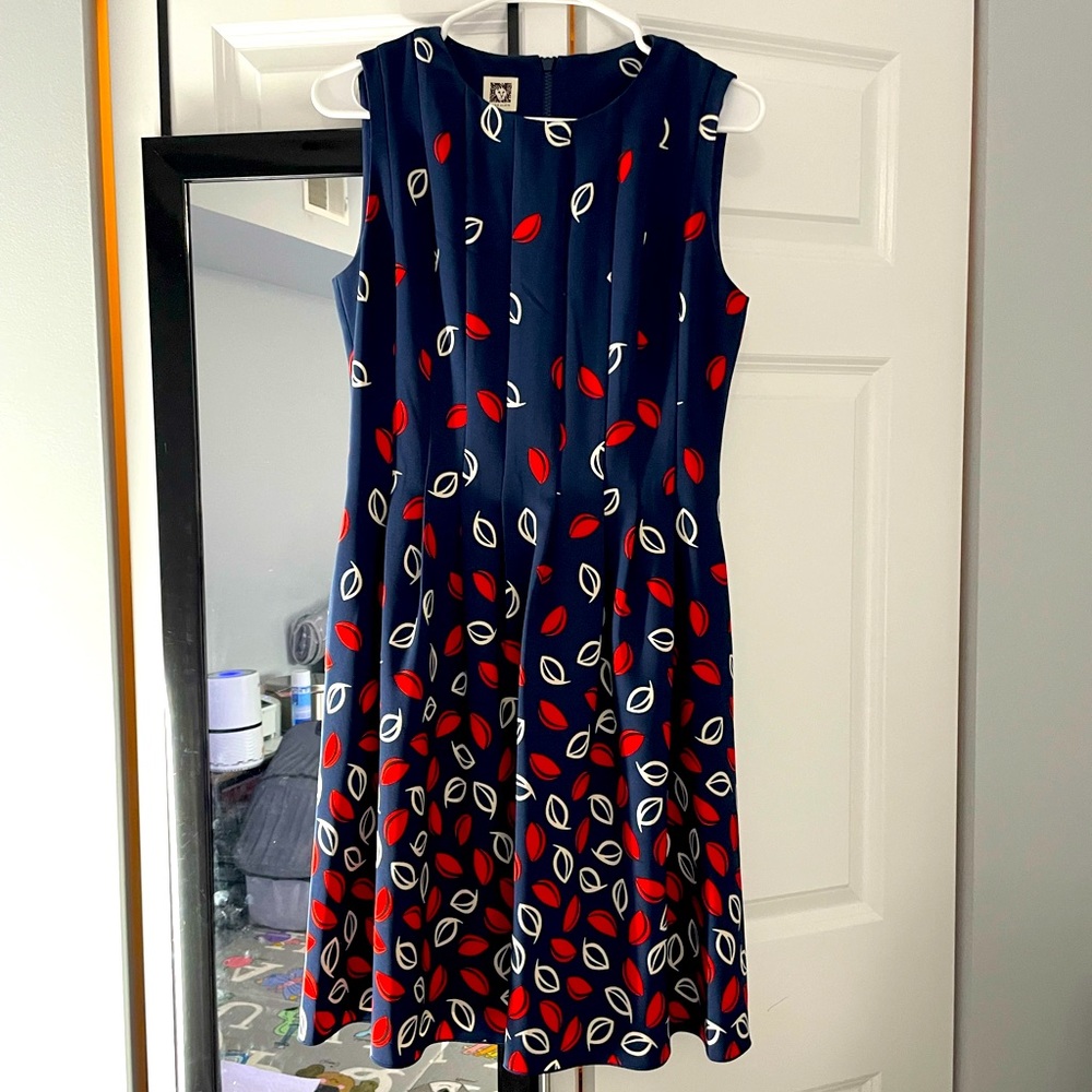 Anne Klein fit and flair sleeveless dress